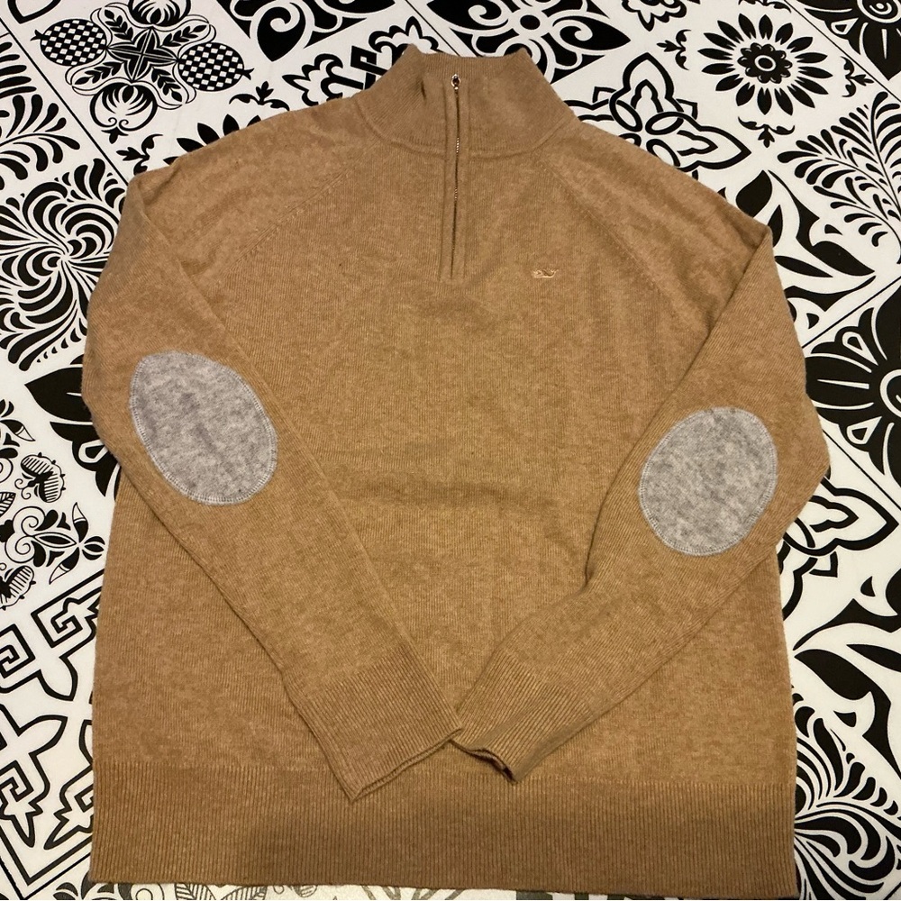 Vineyard Vines Tan Cashmere Sweater